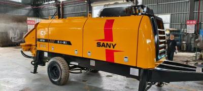 2015 refurbished Trailer Mounted Concrete Pump Sany 8018 Stationary Trailer Pump