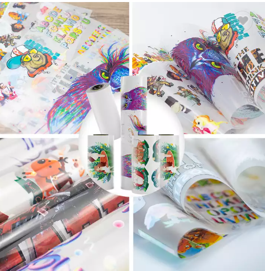 60cm*100m Hot Peeling Transfer DTF PET Film For I3200 4720 L1800 Printing