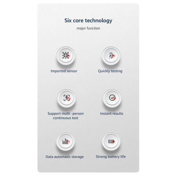 140 грамм электрохимический топливный элемент дыхательный анализатор 3w Хранить записи для правительственного использования
