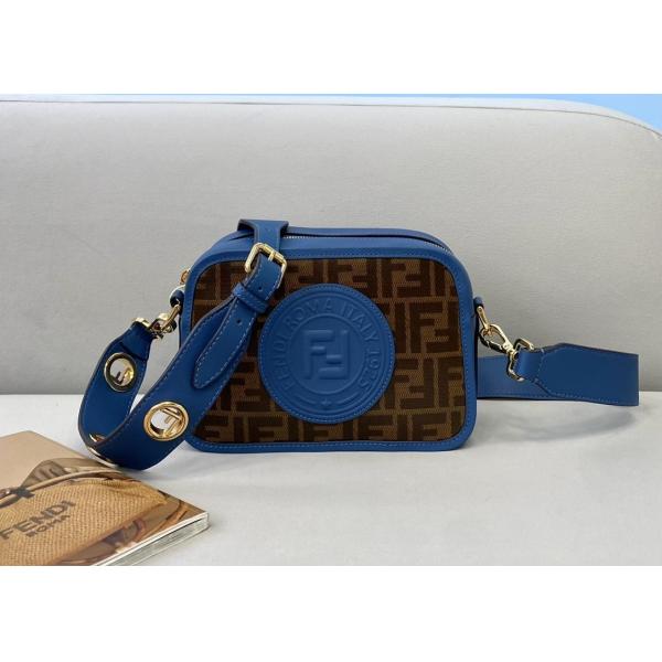 Classic F Letters Logo Embossing Luxury Cross-Body Bag Genunie Leather Assorted Colors Bag