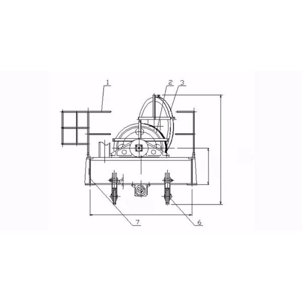 TC450 API 4F Drilling Rig Spare Parts Top Lifting TC type Crown Block