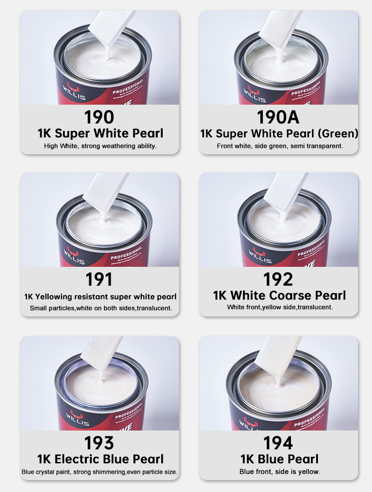 Производственное предложение Акриловый лак 1K Basecoat Pearl Car Paint 1K Copper Pearl OEM Доступно Авторефинировка Спрей Автомашина