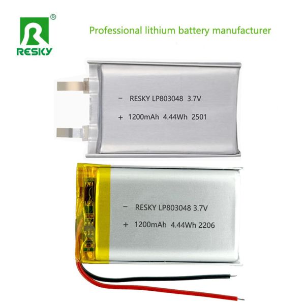 3.7V 1200mAh Low Discharge Rate Lithium Polymer Battery LiPo Rechargeable Battery for GPS Locator