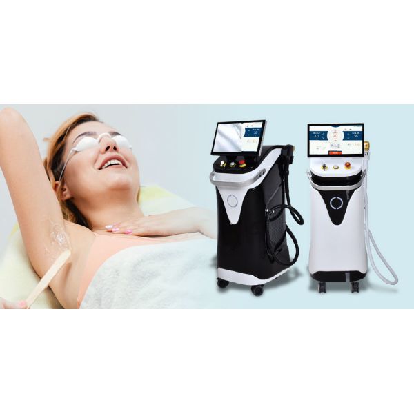 755nm 808nm 1064nm Diode Laser Hair Removal System With AI Smart Handle