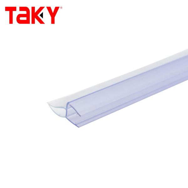 Clear PVC Shower Door Seal Strip 10MM Waterproof