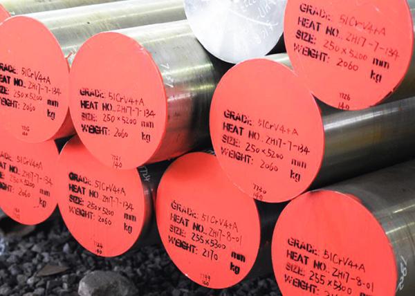 Round Spring Forged Steel Bar ASTM 6150 EN 51CrV4 1.8159 High Performance