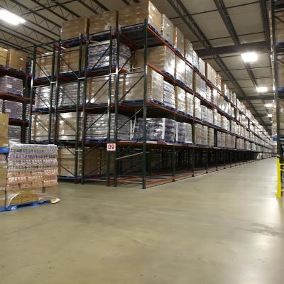 Heavy Duty Double Deep Pallet Racking For Supermarket Warehouse Customization