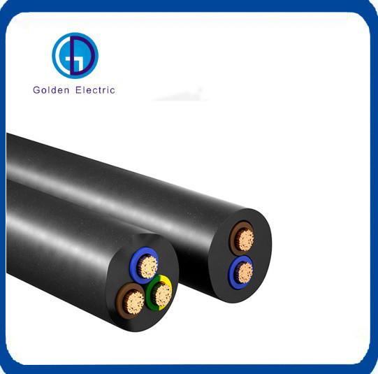 Flexible Rubber Solar Panel Cables H07rn-F 1mm High Temperature Resistance