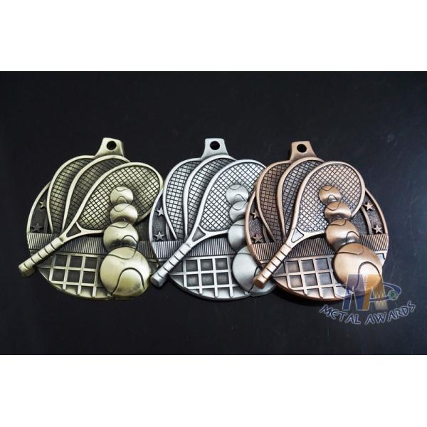Custom Zinc Alloy Tennis Or Badminton Metal Engraved Medals, Sports Marathon Running Medallon