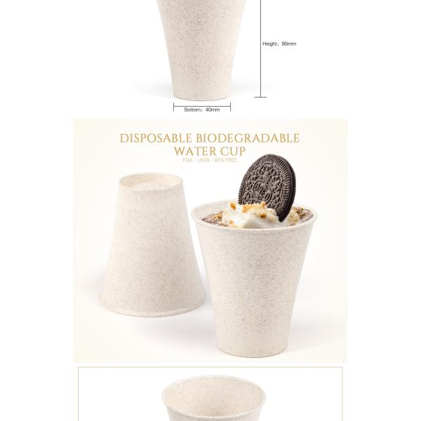 Wholesale microwave oven available plastic raw material 150ml glitter plastic cups