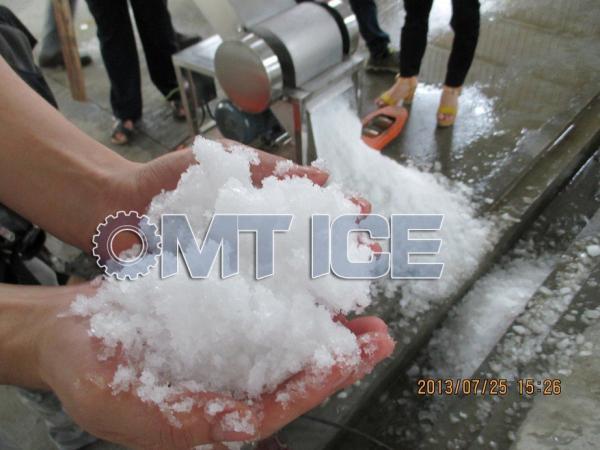 Customized Ice Crushing Machine 10 Tons Multipurpose For Seafood And Vegetables
