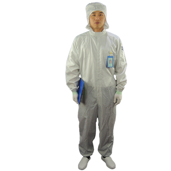 2.5mm Grid 98% 99% Polyester Antistatic ESD Coverall