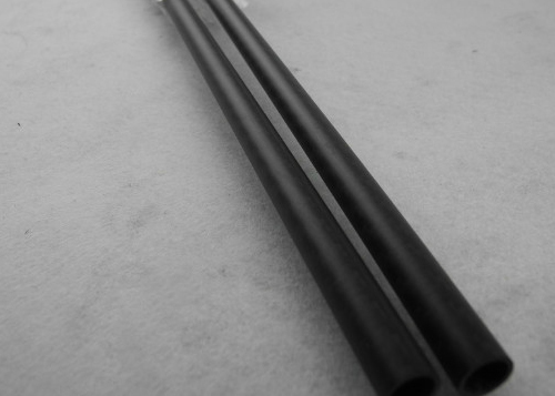 Fibra de carbono de OD10mm ID8mm 1000m m que instala tubos final tejido tela cruzada de 3K Matt