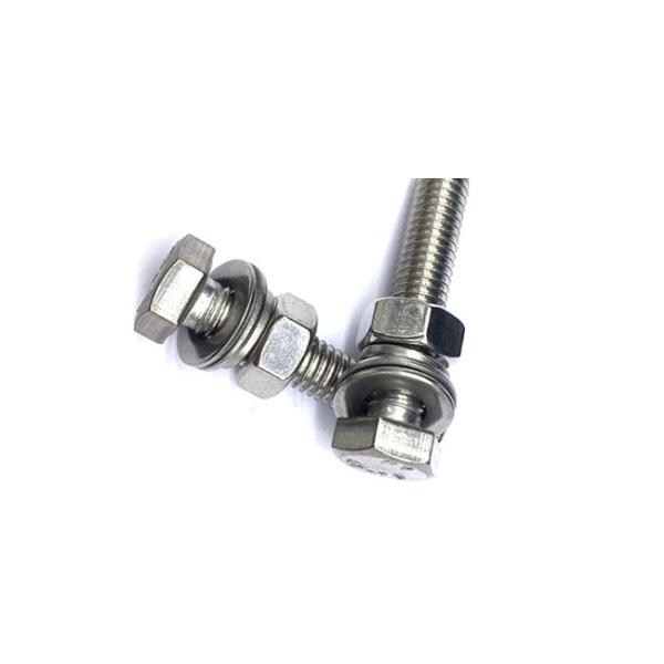 Galvanized Grade 5 8.8 M2-M20 SS Hex Head Bolts Zinc plated