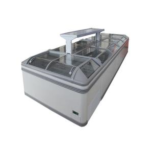 900L Супермаркет Глубокая грудная морозильница Мороженое Дисплей Замороженная пища морозильница