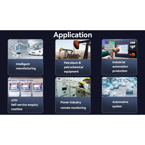 Dual Ethernet 6COM PC industriel avec processeur Intel Core i5 6200U 2 cœurs 4 fils