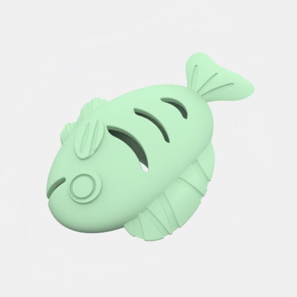Vente en gros de jouets en forme de poisson de qualité alimentaire en silicone pour animaux de compagnie