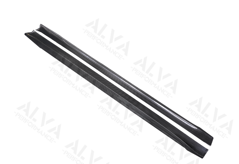 TESLA MODEL 3 Sedan September 2023 ATS Type Dry Carbon Fiber Side Skirts Body Kits for Stylish Exterior Modification