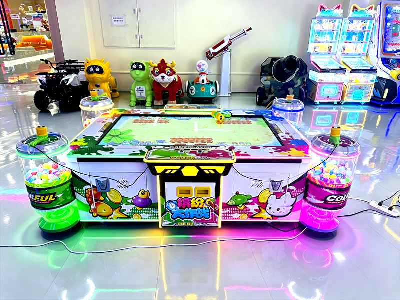Colorful Battle Arcade Game Machine | Coin Operated Multiplayer Hammer Hit Arcade Game