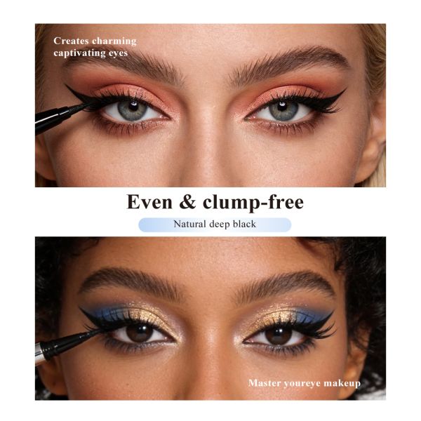 OEM Natural Black Makeup Eyeliner Pencil Quick-drying Cosmetics Waterproof Long-lasting Color Eyeliner Pen