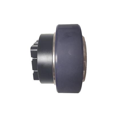PU Rubber AGV Motor Drive Wheel Small Rubber Wheels With Bearings 200mm OD