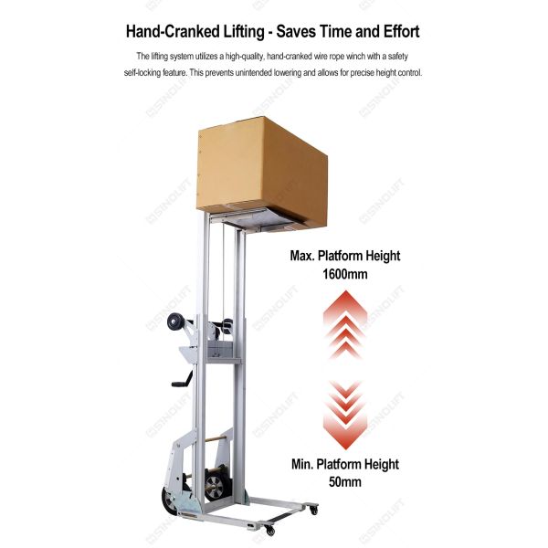 SINOLIFT DEP90 Lightweight Hand Winch Stacker