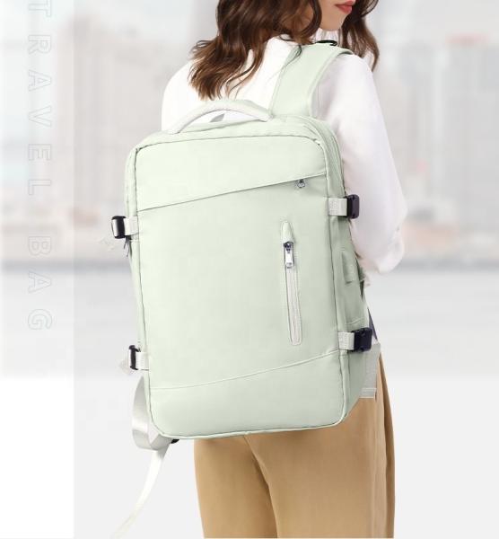 Women Waterproof Outdoor Sports Backpacks With USB Charging Port Shoe Compartment