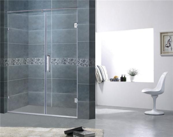 Customized Frameless Shower Screens 8MM Easy Clean Tempered Glass CE Certification