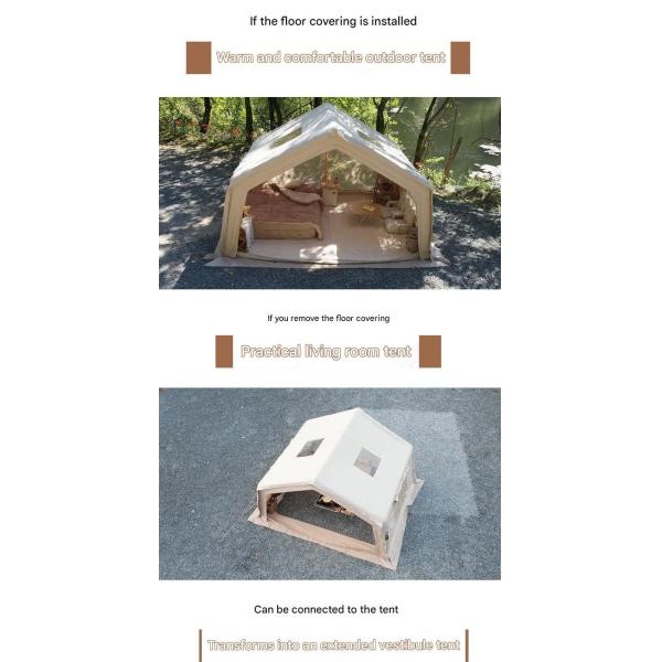 Outdoor Inflatable Tent 10㎡ Winter Camping Indoor Warm Expansion Air Column Camping Canopy