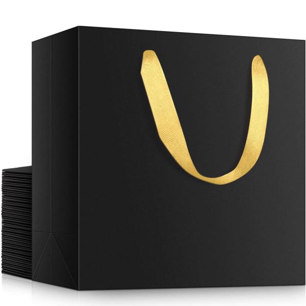 Custom Printed Eco-Friendly Durable Waterproof Luxury Brand Logo Gift Shopping Paper Bags For Shoes & Clothing
