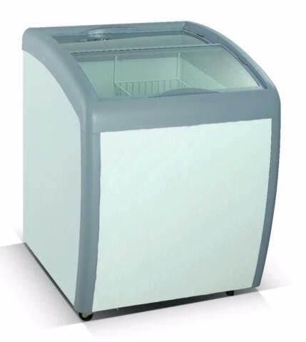 Accurate Temperature Display Chest Freezer , Commercial Chest Freezer Glass Top