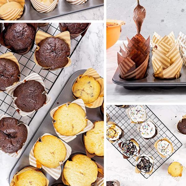 Temperature Resistant Oven Cup Paper Cake Cup Customization Paper Holder Baking Cup