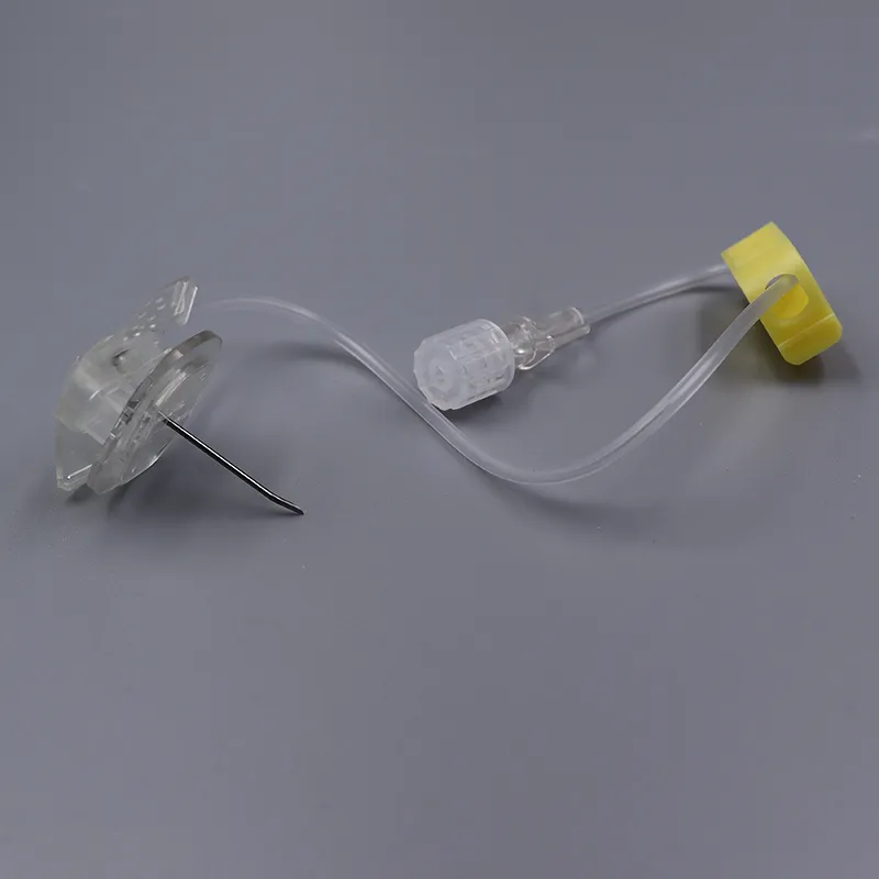 19g 20g 21g 22g Disposable Double Wings Safety Huber Needle