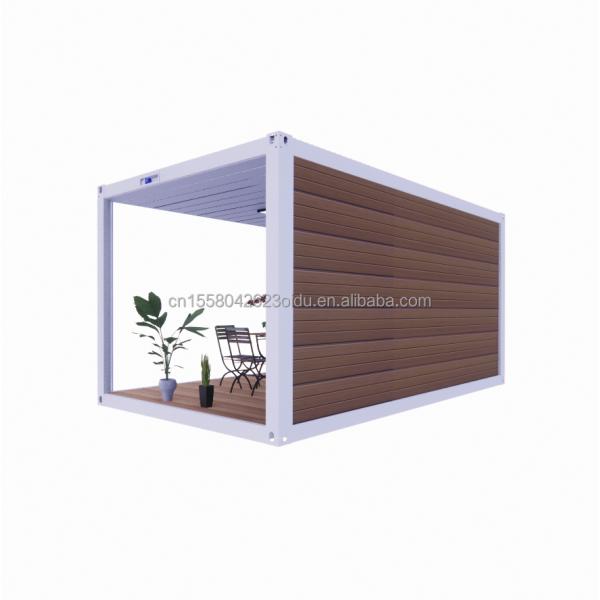 Steel Structure Frame Welded 20ft Flat Pack Assembled Container Mobile House for Hotel Simple and Luxurious Garden House