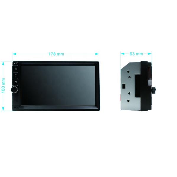 OEM 2 Din Car Stereo Display System With HD Touch Screen Bluetooth FM USB