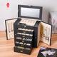 Large Ring Necklace Velvet Paper Jewelry Gift Boxes Embossing