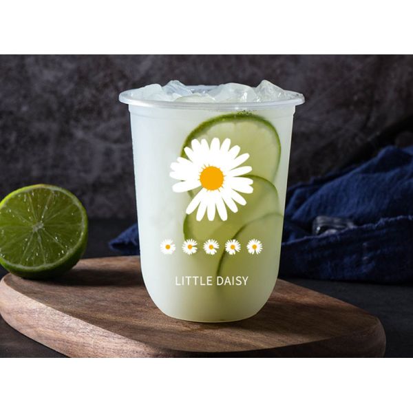 90 Caliber Disposable Food Packaging PP Cup Injection With Lid 16oz