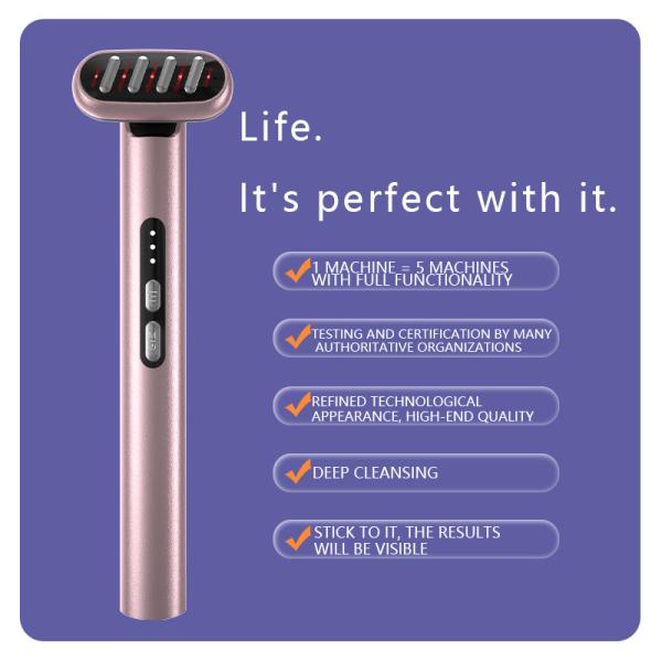 Mini Eye Beauty Device Hand Held Electric Vibration Massage Wand for Face and Eyes