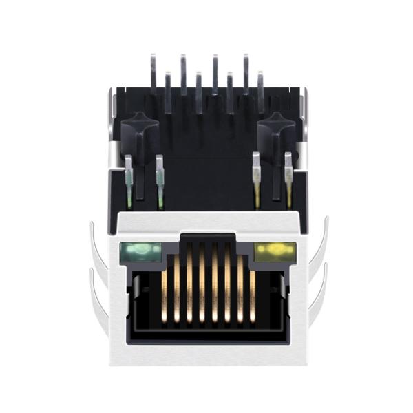 LPJ0151GDNL Cross 74990111215 1X1 RJ45 Conector com transformador