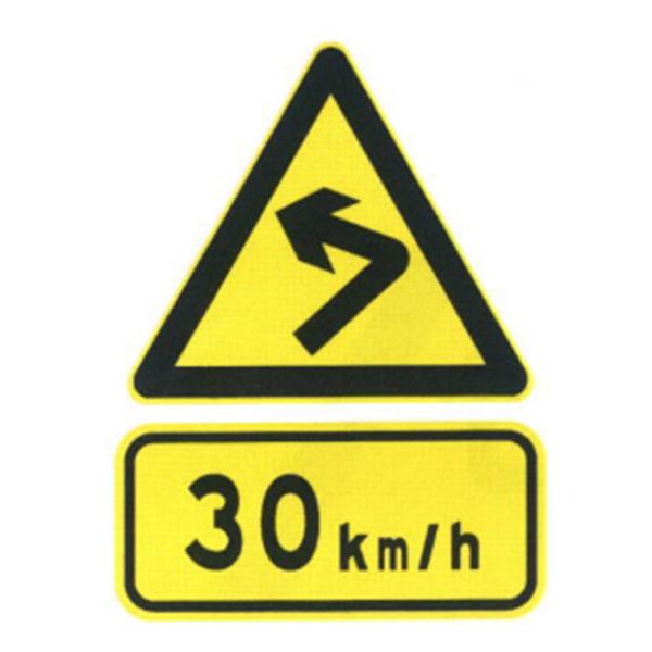 Road Warning Sign Board Traffic Sign Plate Rectangle Aluminum Board
