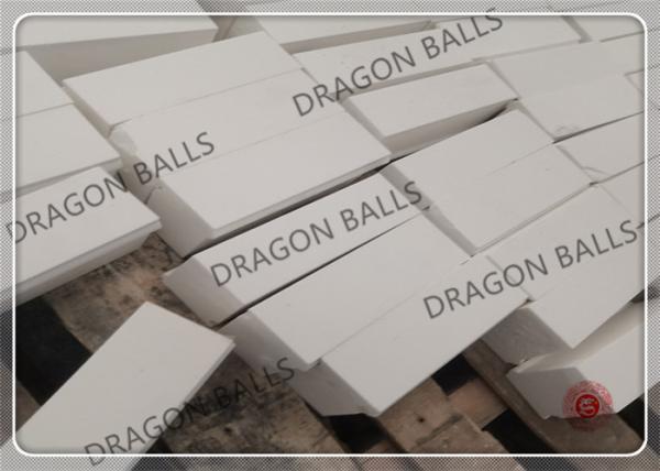 Industrial Ceramics High Alumina Lining Brick For Grinding Mill , Long Life