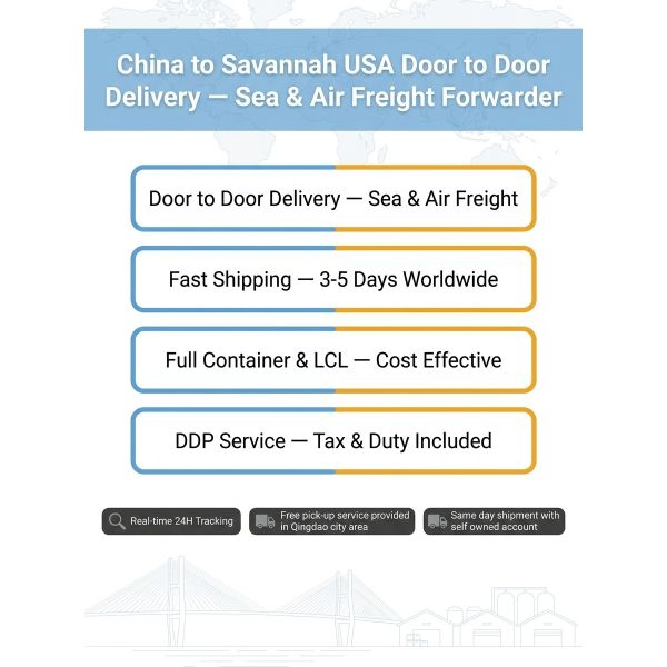 China to Chicago USA Door to Door Delivery Sea and Air Freight Forwarder