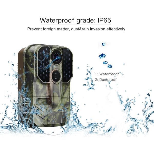 Ip65 Night Vision Trail Camera 0.4S Triggering Time Waterproof Wildlife Outdoor