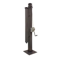 Mastro de telescópio de manivela manual 6m 7m Pólo de iluminação de altura personalizada