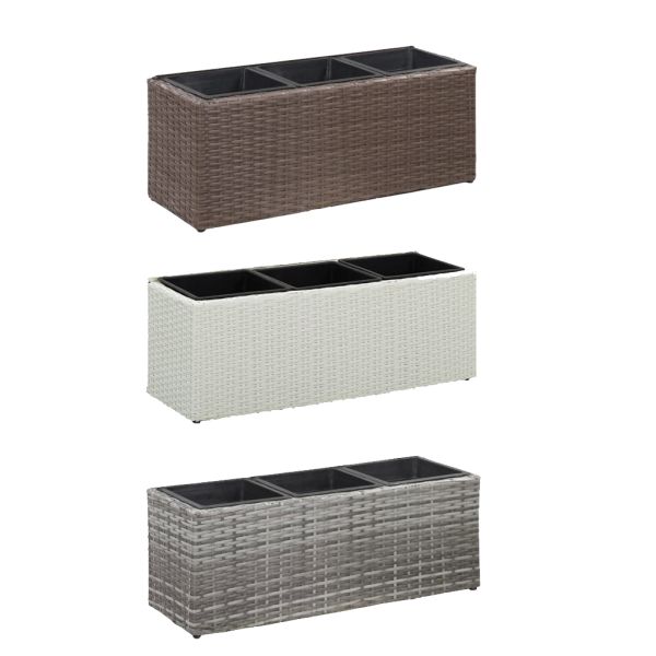 Wholesale Promotion Wicker Rattan Indoor Outdoor Patio Garden Courtyard Flower Pot Plants Stand