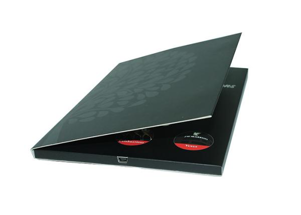New idea you never seen lcd screen greeting card full color printing and video playing