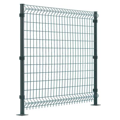 Pvc Coated Galvanized Weld Wire Fence 10guage Square Hole Shape