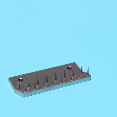 Placa de cobre da placa 59mm da agulha de Pin Bar Stenter Pin Plate Santex da peça da máquina de revestimento