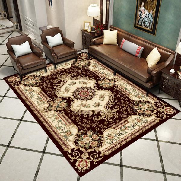 Household Polyester Living Room Floor Carpets Middle Eastern Style Dining Room Carpet