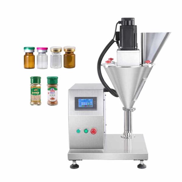 Easy Operate Semi-automatic Single Head Power Filler Small Volume Fine Powder Auger Filling Machine High Safety Level Weight KG 66